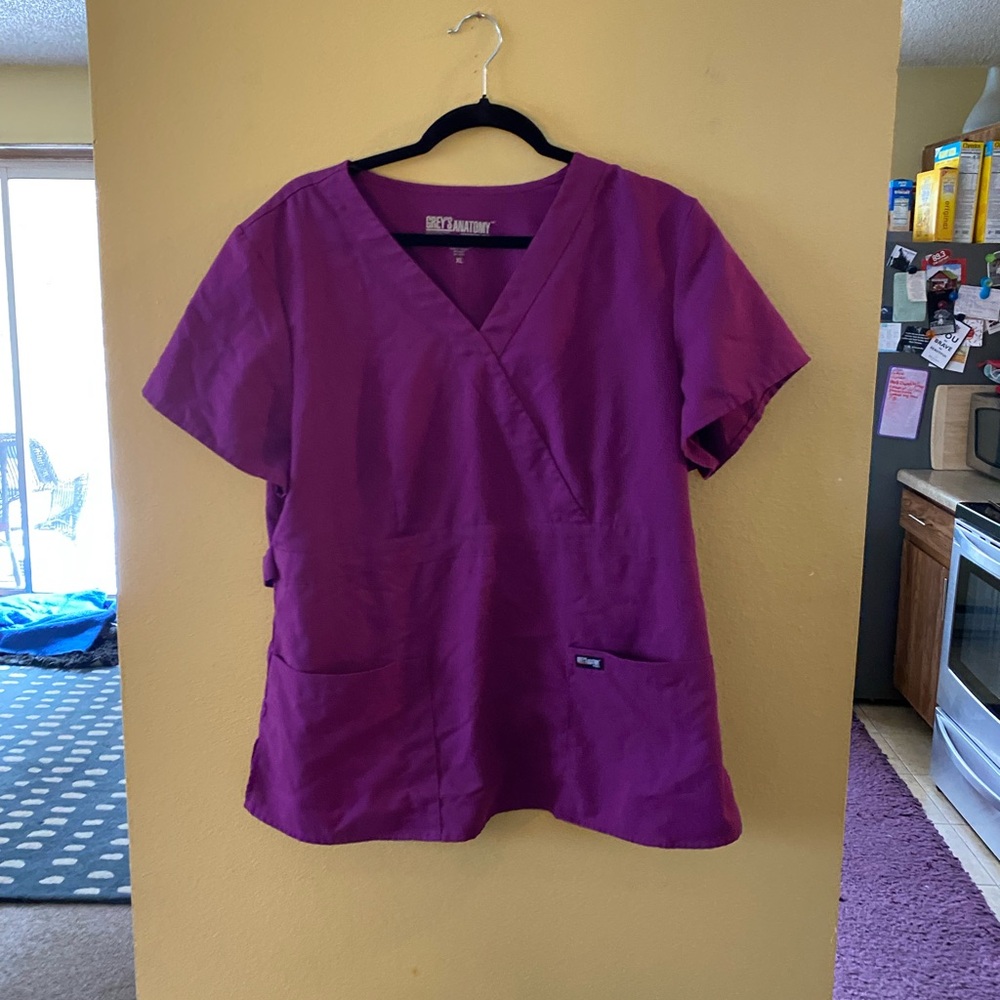 Purple Scrub Top